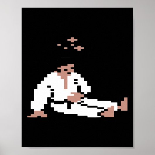 International Karate Ik+ お腹の痛み スペクトラムC64 ポスター (正面)