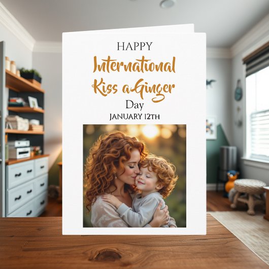 International Kiss a Ginger Day | January 12th カード