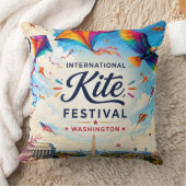 International Kite Festival Washington  クッション (ブランケット)