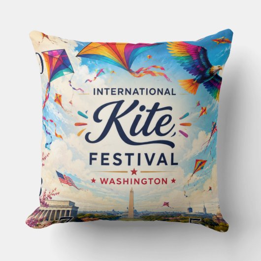 International Kite Festival Washington  クッション (正面)
