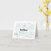 International Language of Dad Card カード (黄色い花)