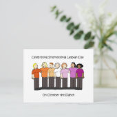 International Lesbian Day October 8th ポストカード (スタンド正面)