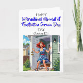 International Moment of Frustration Scream Day カード (正面)