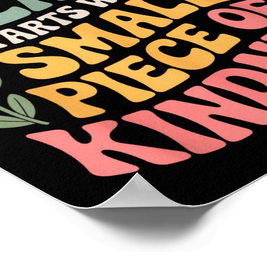 International Peace Day Insring World Kindness Day ポスター (角)