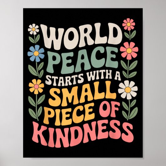 International Peace Day Insring World Kindness Day ポスター (正面)