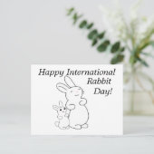 International Rabbit Day ポストカード (スタンド正面)