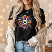 International Soccer Flags Burst Tシャツ