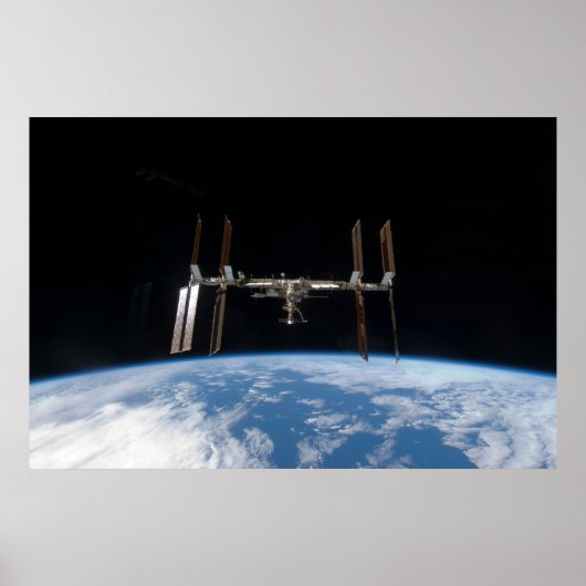 International Space Station (ISS) ポスター (正面)