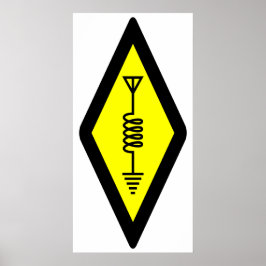 International Symbol for Amateur Radio Poster ポスター