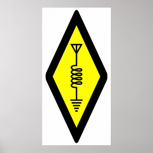 International Symbol for Amateur Radio Poster ポスター (正面)
