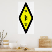 International Symbol for Amateur Radio Poster ポスター (キッチン)