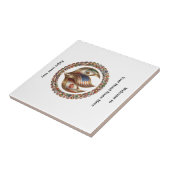 International Unity Flame with World Flags Emblem  タイル (側面)