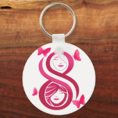 , International Women’s Day キーホルダー (正面)