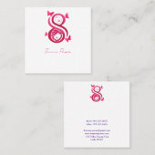 , International Women’s Day スクエア名刺 (正面/裏面)