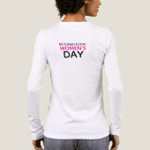 International Women’s Day トライブレンドＴシャツ (背面)