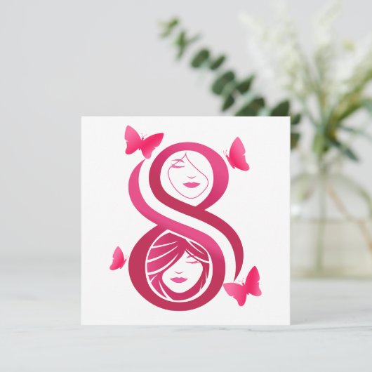 , International Women’s Day 招待状 (スタンド正面)