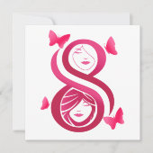 , International Women’s Day 招待状 (正面)