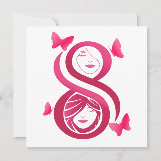 , International Women’s Day 招待状 (正面)