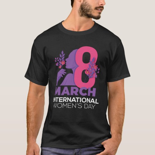 International Women s Day 2023 Women s Day Embrace Tシャツ (正面)
