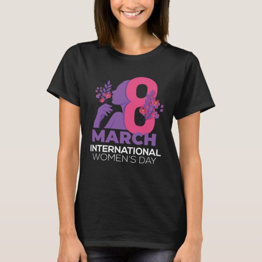 International Women s Day 2023 Women s Day Embrace Tシャツ (正面)