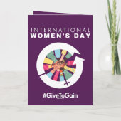 International Women’s Day 2026 ギブ・トゥ・ゲイン シーズンカード (裏面)