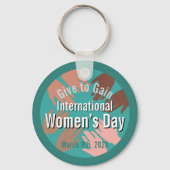 International Women’s Day March 8th. 2026 キーホルダー (正面)