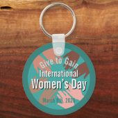 International Women’s Day March 8th. 2026 キーホルダー (正面)