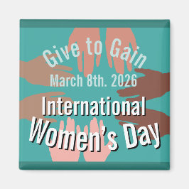 International Women’s Day March 8th. 2026 マグネット