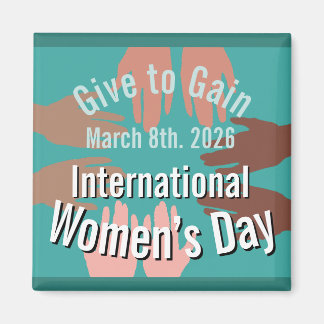 International Women’s Day March 8th. 2026 マグネット