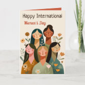 International Women’s Day Sisterhood Card カード (正面)