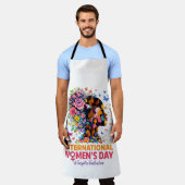 International Women's Day エプロン (着用した状態)