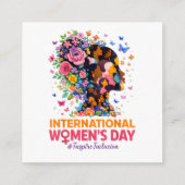 International Women's Day エンクロージャーカード (裏面)