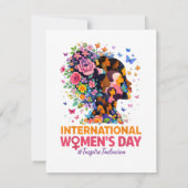 International Women's Day カード (裏面)