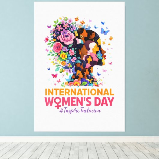International Women's Day キャンバスプリント (インサイチュ (ウッドフロア))