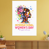 International Women's Day キャンバスプリント (インサイチュ (リビング))