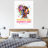 International Women's Day キャンバスプリント (インサイチュ (寝室))