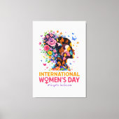 International Women's Day キャンバスプリント (正面)