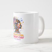 International Women's Day ジャンボコーヒーマグカップ (正面右)