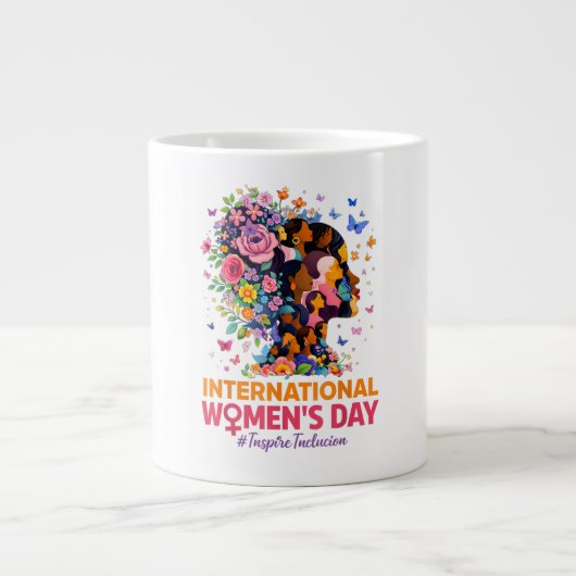 International Women's Day ジャンボコーヒーマグカップ (正面)