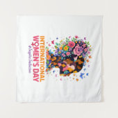 International Women's Day タペストリー (正面(横))