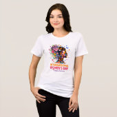 International Women's Day トライブレンドTシャツ (正面全面)