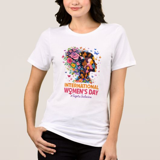 International Women's Day トライブレンドTシャツ (正面)