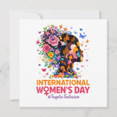 International Women's Day 招待状 (裏面)