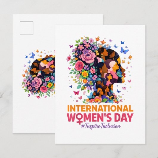 International Women's Day 案内ポストカード (正面/裏面)
