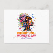 International Women's Day 案内ポストカード (裏面)