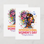 International Women's Day 案内状 (正面/裏面)