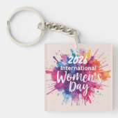 International Women's Day 2026 キーホルダー (正面)