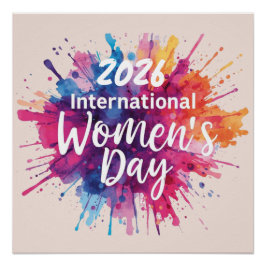 International Women's Day 2026 ポスター