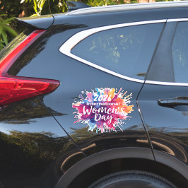 International Women's Day 2026 Car Sticker シール