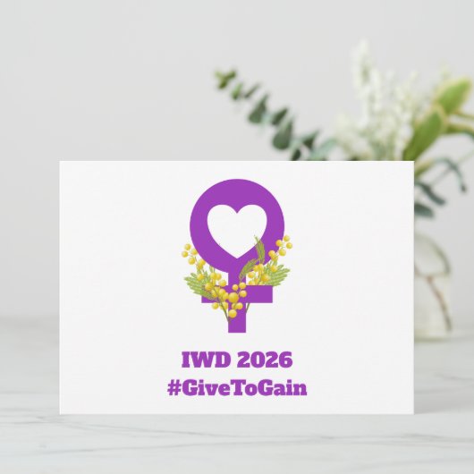 International Women's Day 2026 IWD Give To Gain (スタンド正面)